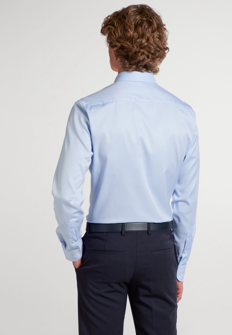 Basic Slim Fit L/S F182 Lt. Blue Lt. Blue