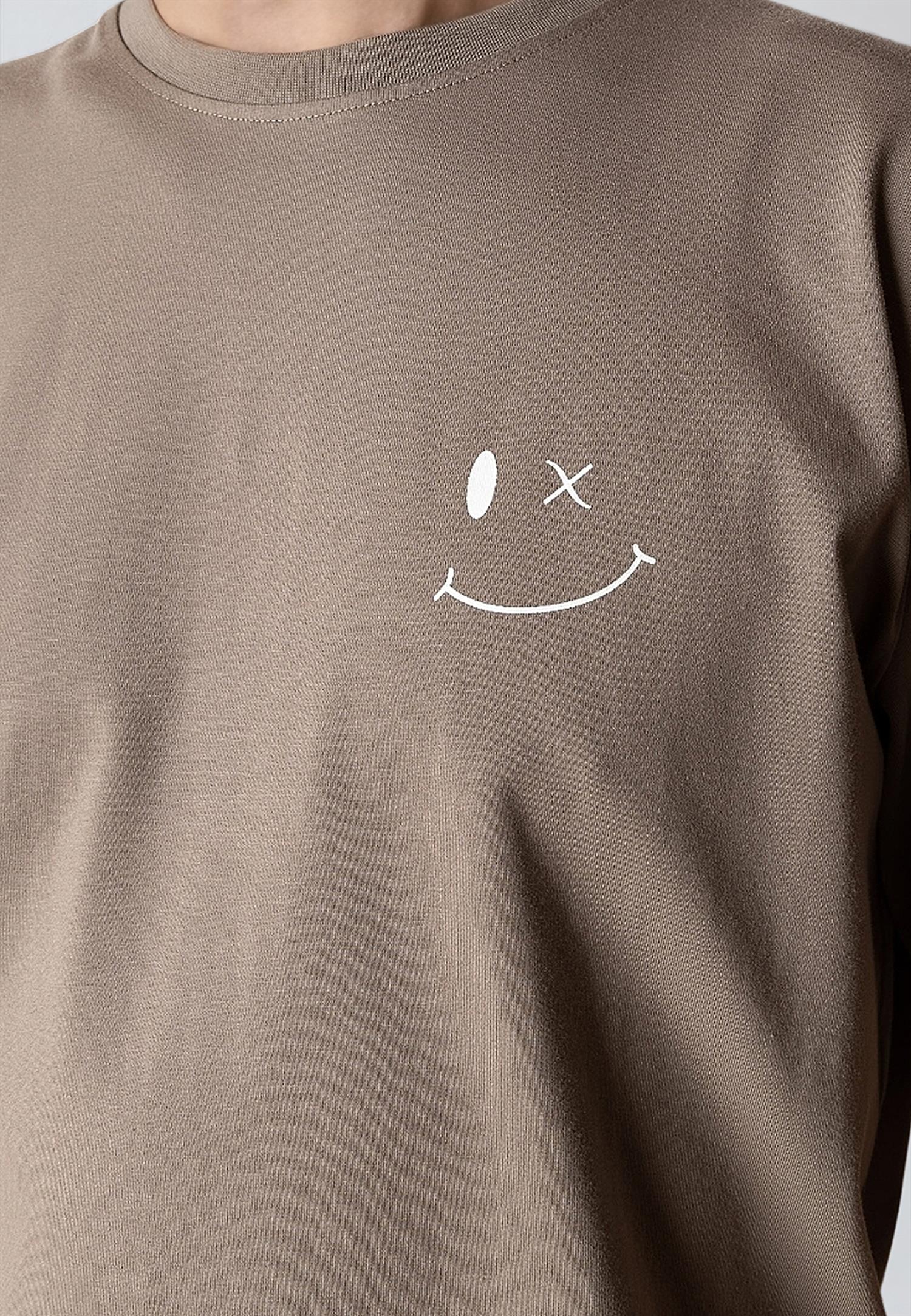 Patrick Organic Tee Brindle Beige