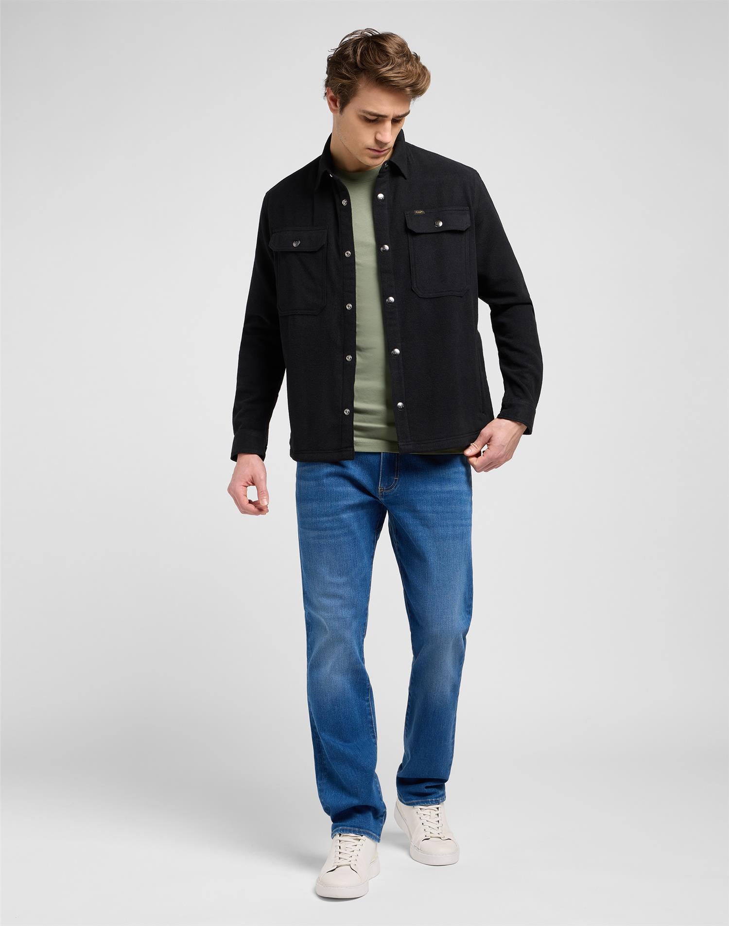 Relaxed Overshirt Unionall Black