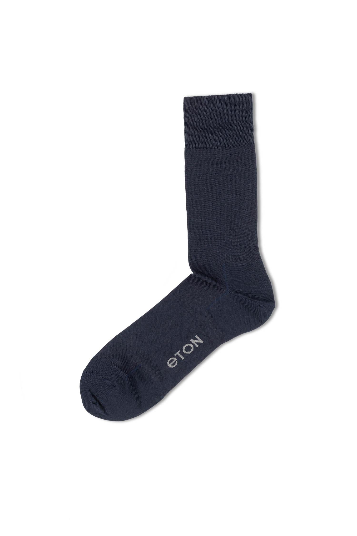 Eton Merc.Cotton Plain Dark Blue
