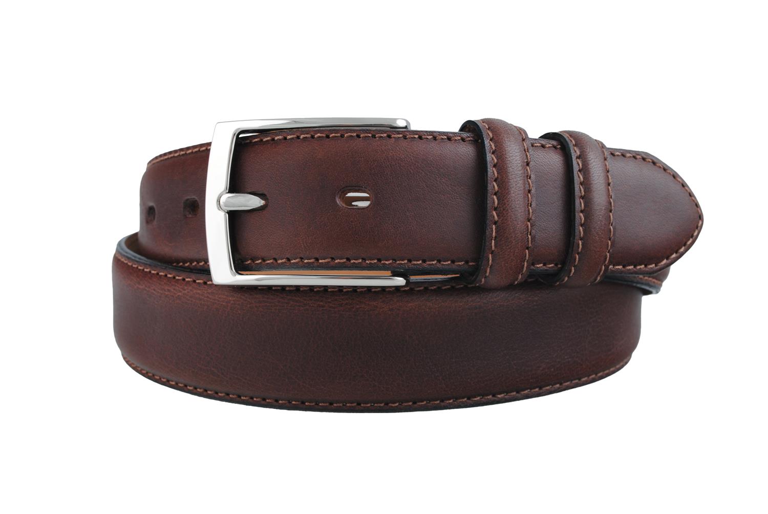 Leather belt Brown