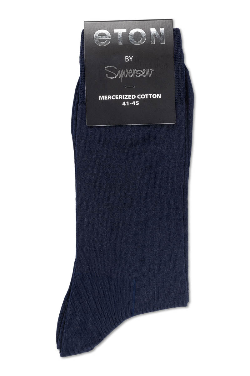 Eton Merc.Cotton Plain Dark Blue