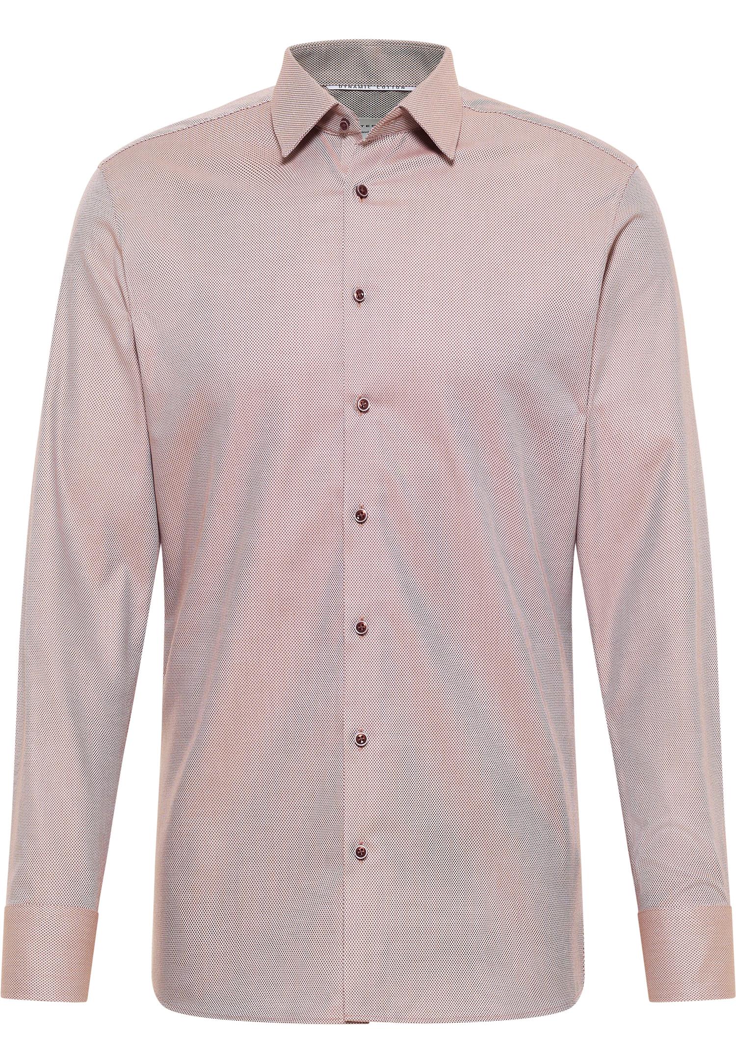 Basic Slim Shirt l/s F171 Brown