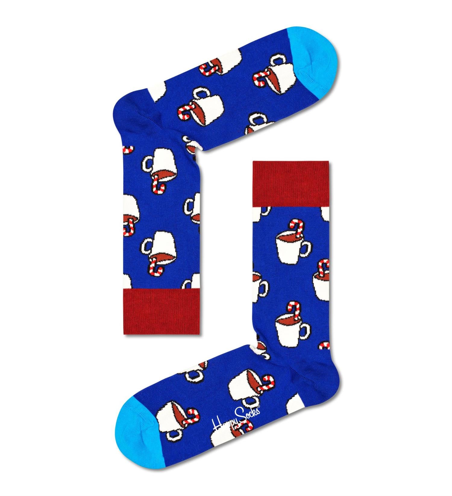 Candy Cane Cocoa Sock 41-46 Mix Colour