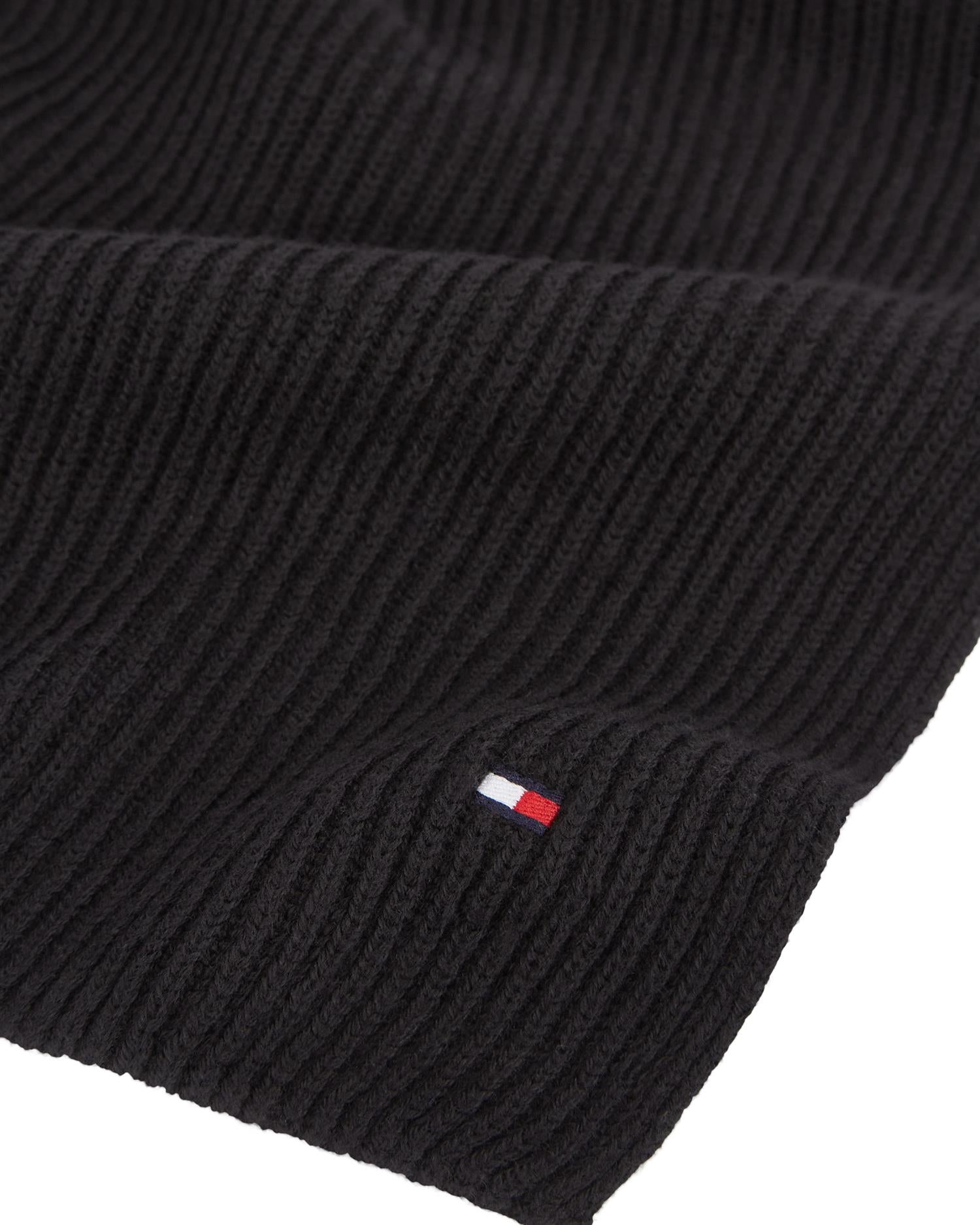 Th Flag Pima Cotton Cash Scarf Black