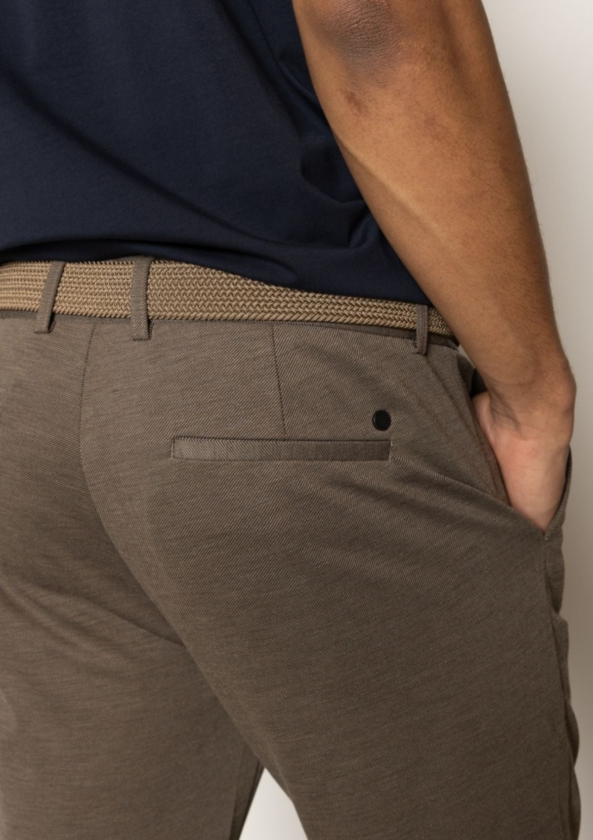 Copenhagen Brendon Jersey Pants Dark Khaki Mela