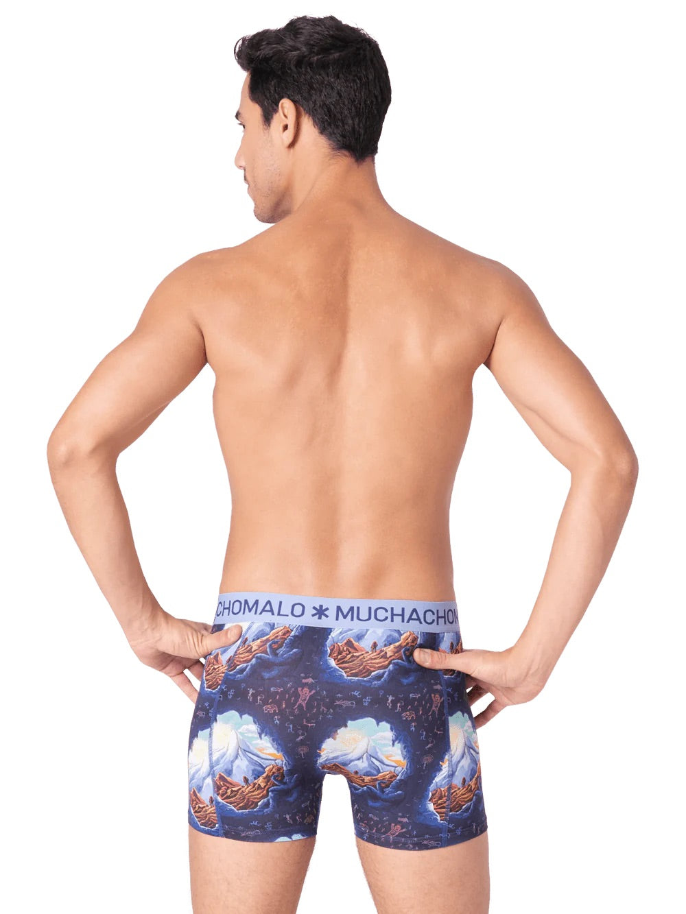 Deep sea mountaintop 1010 04 2pk boxer Multicolor