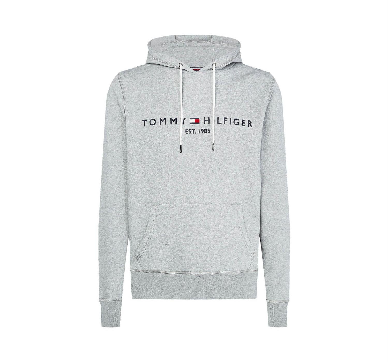 Core Tommy Logo Hood Cloud Htr