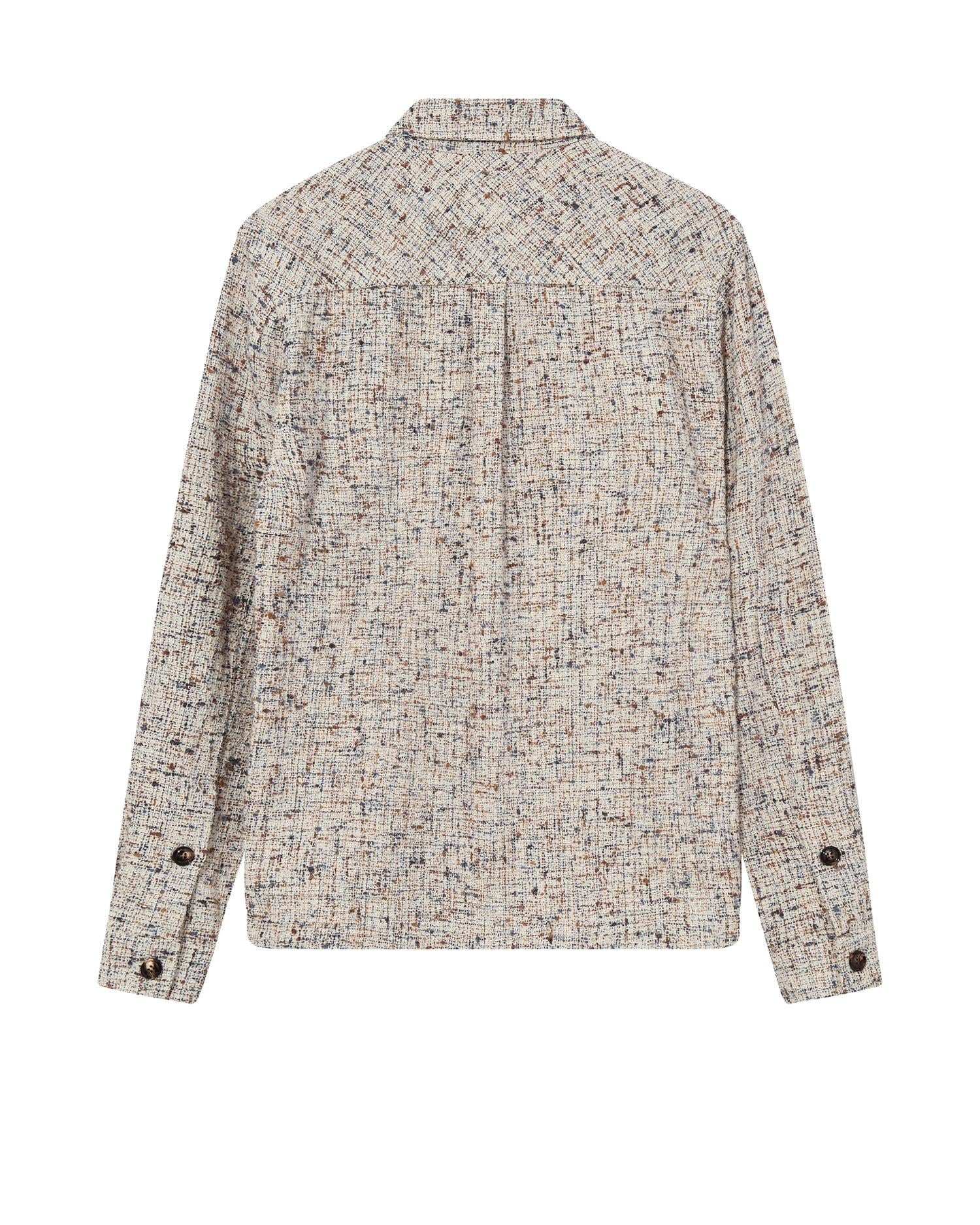Mmgwilson Nep Overshirt Ecru