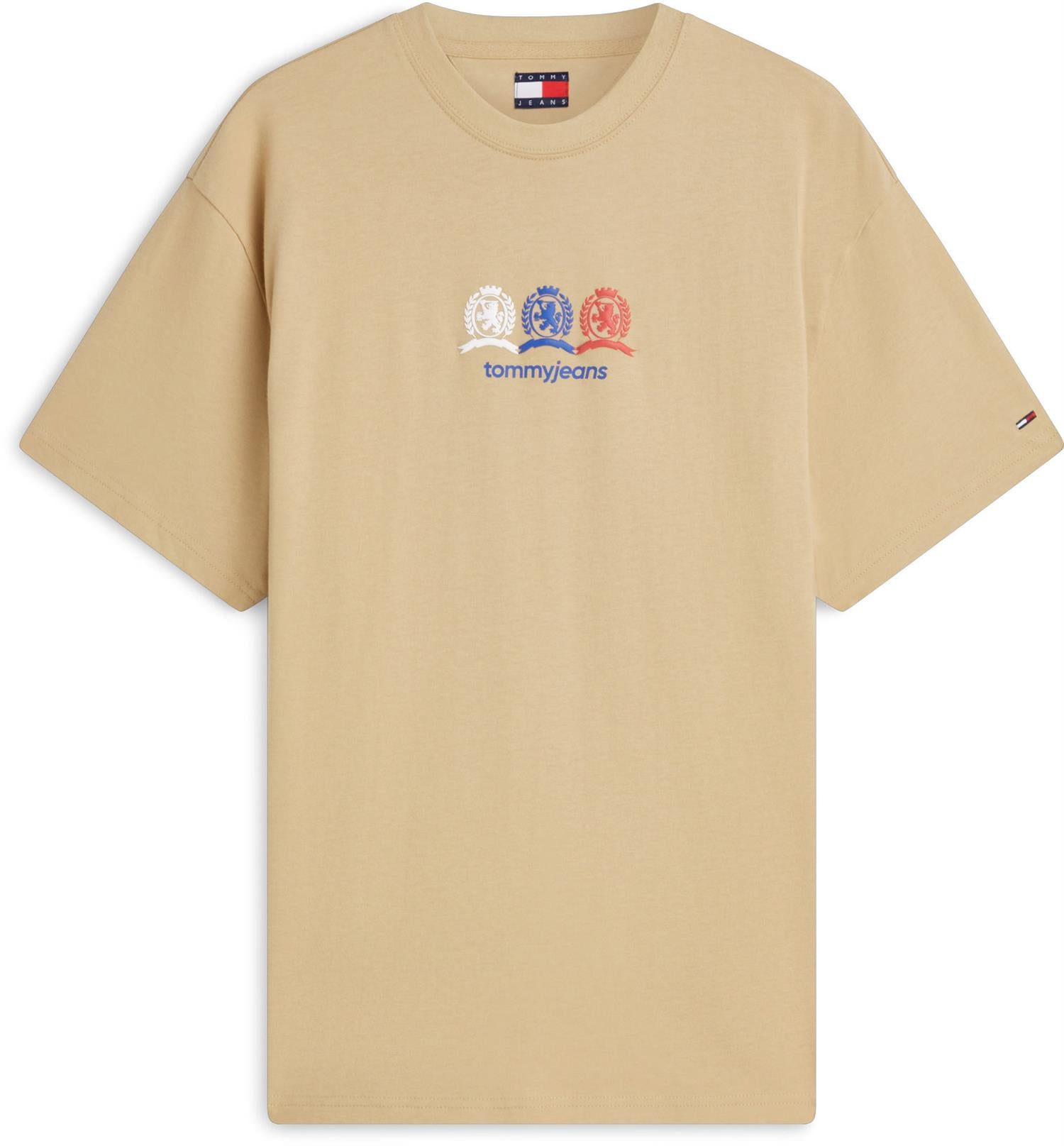 Tjm Rlx Crest Repeat Ss T Gentle Gold