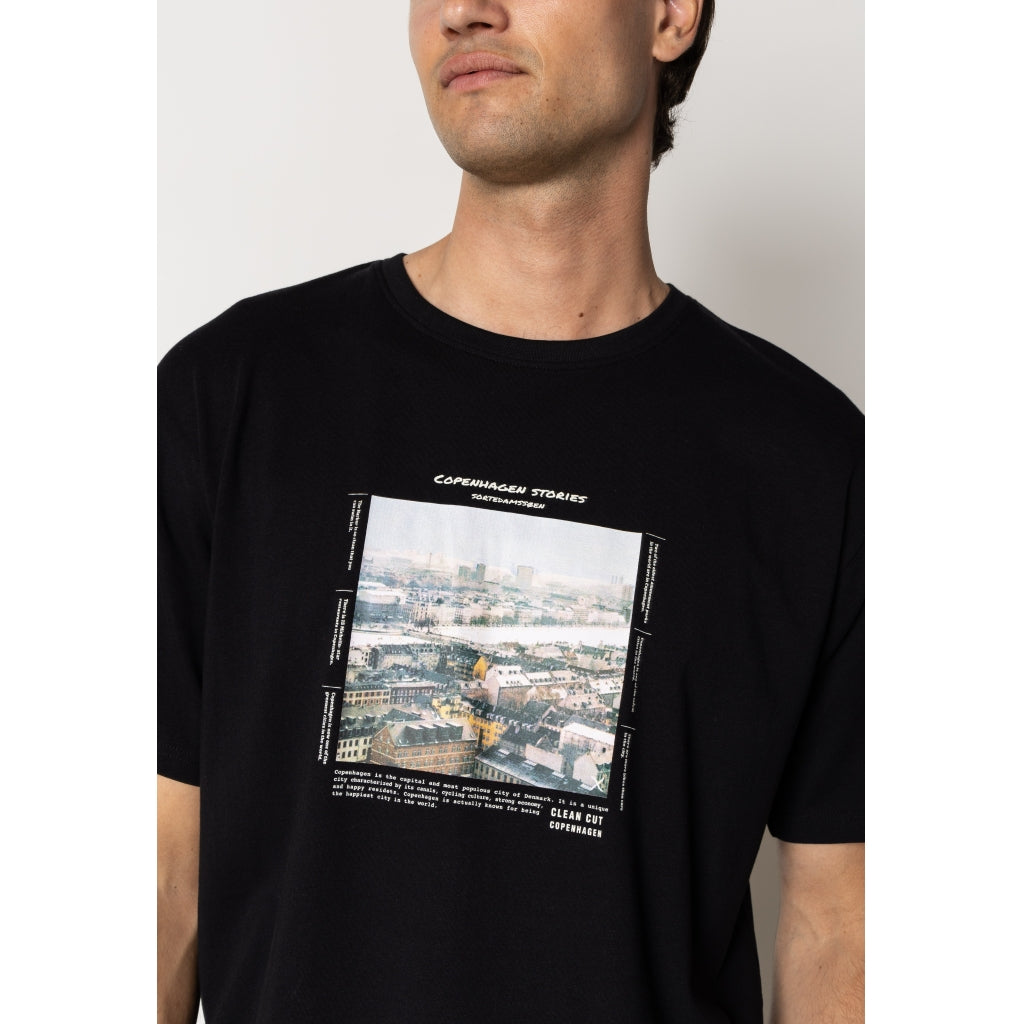 Sortedamssøen Organic T-shirt Black
