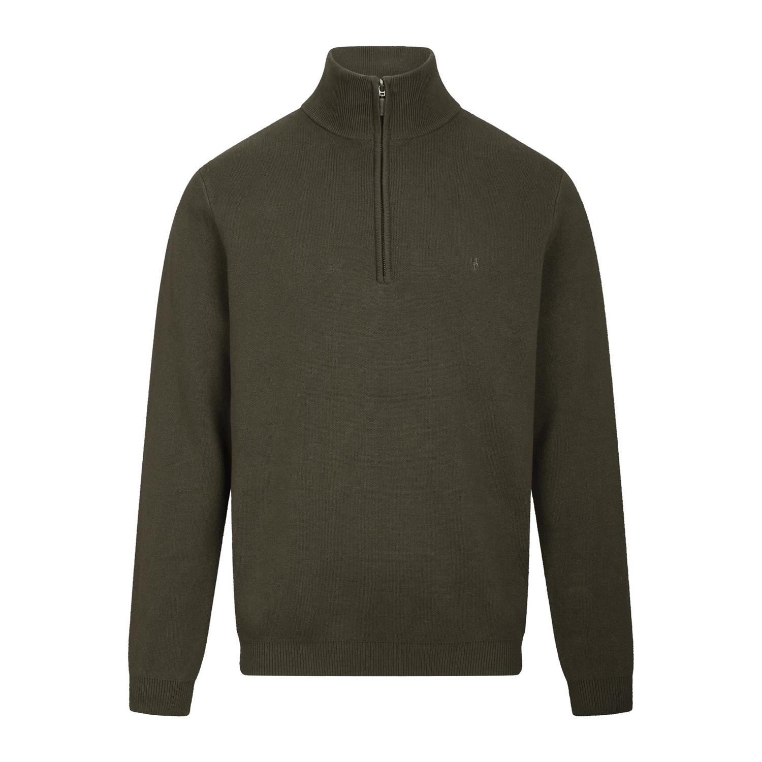 Jørgen Half zip Dark Olive