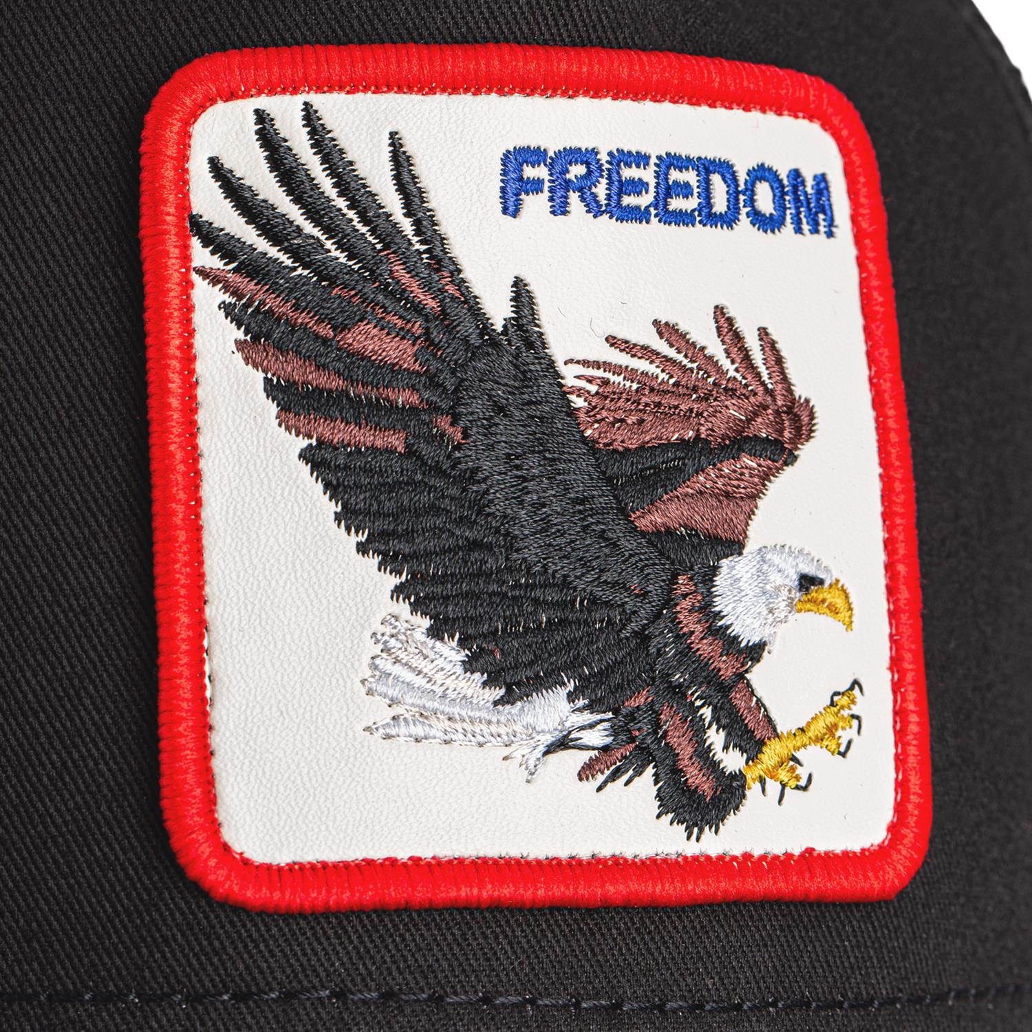 Freedom Eagle Trucker Black