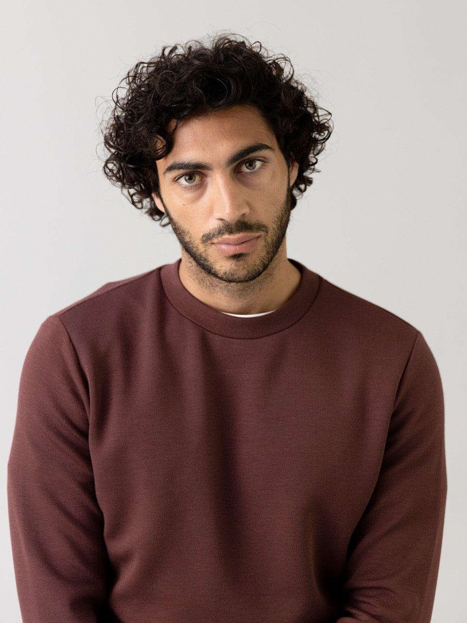 MMGAbel Crew Neck Sweat Bitter Chocolate