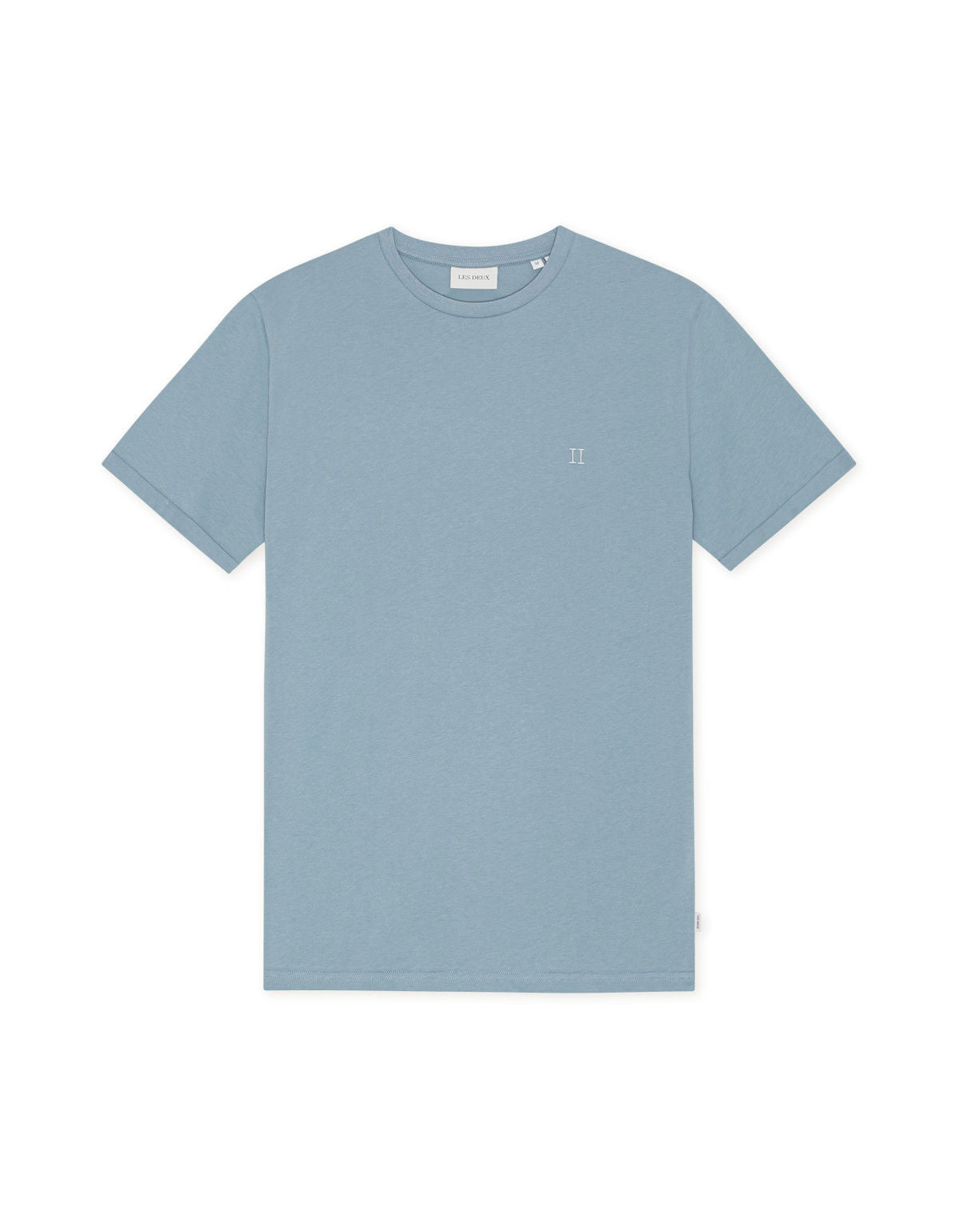 Core Contrast T-Shirt Faded Denim Blue