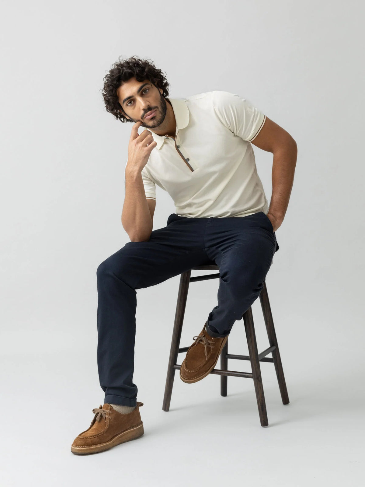 Mmghunt Soft String Pant Navy