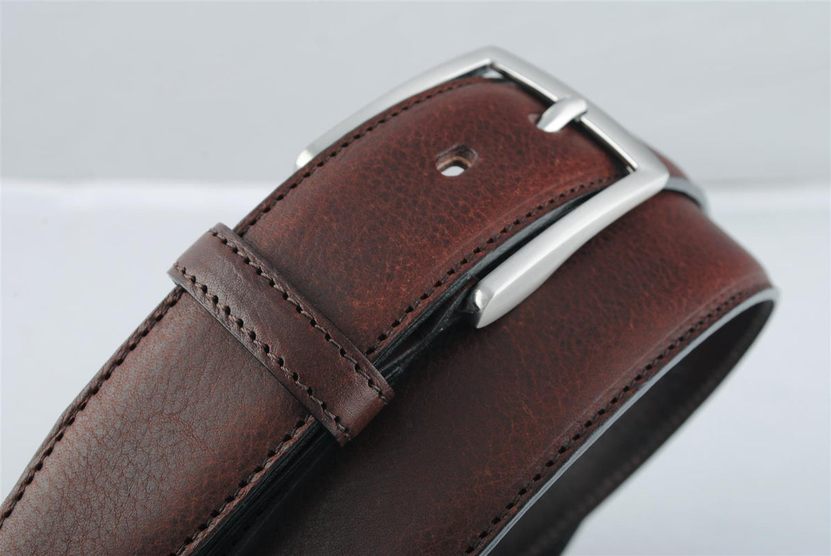 Leather belt Brown