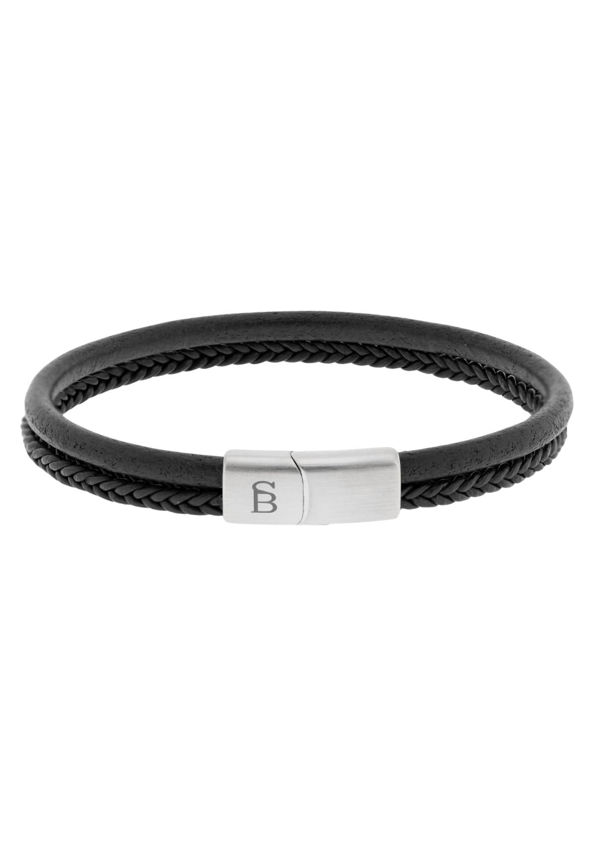 Leather Bracelet Denby Black