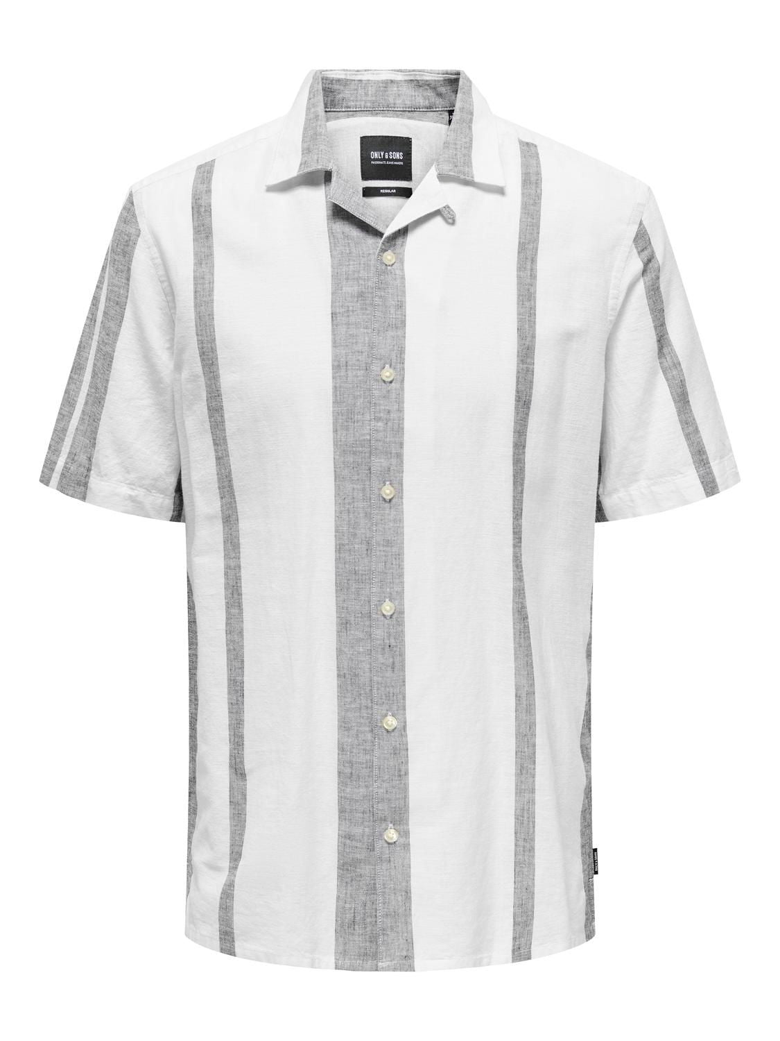 Onscaiden Life Stripe Res Linenblendnoos Cloud Dancer