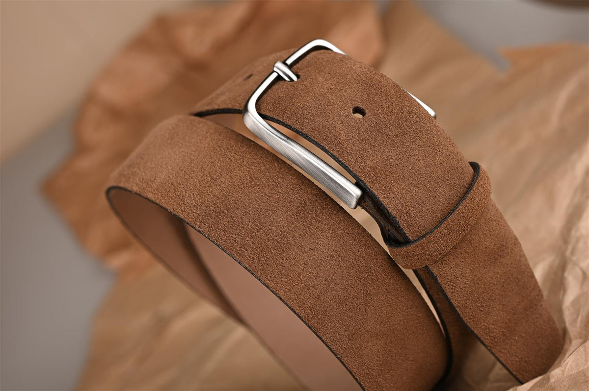 Leather belt Brown