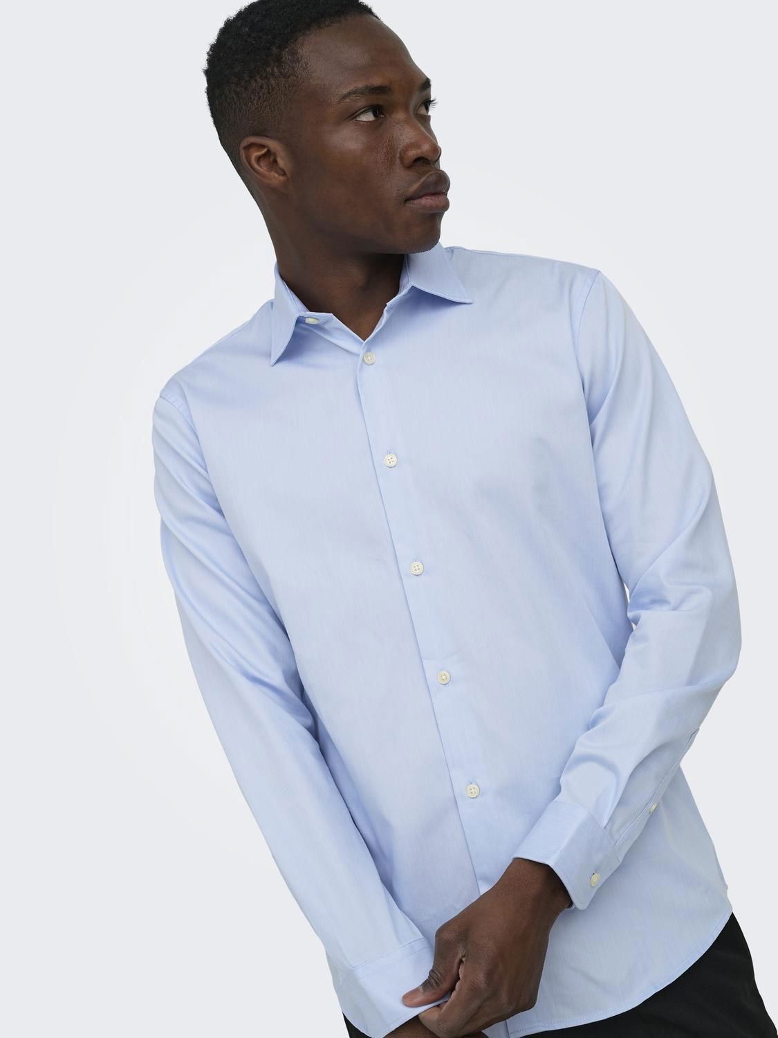 Onsjim Slim Shirt Frml Noos Cashmere Blue