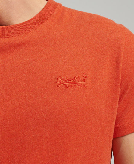 Essential LOGO EMB TEE Bright Orange