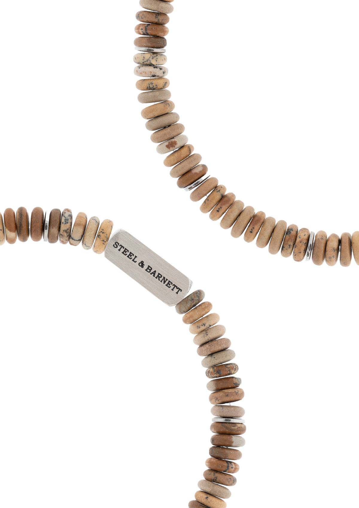 Stones Bracelet Two Tone Matt Wood