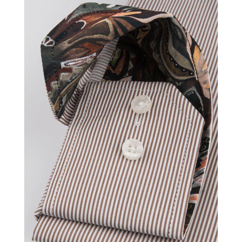 Basic slim fit 05 SN Coffee Bean Stripe