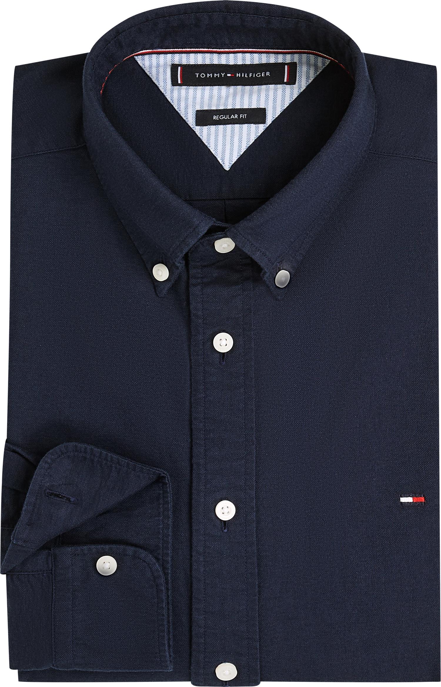 Solid Heritage Oxford Rf Shirt Preppy Navy / Desert Sky Solid