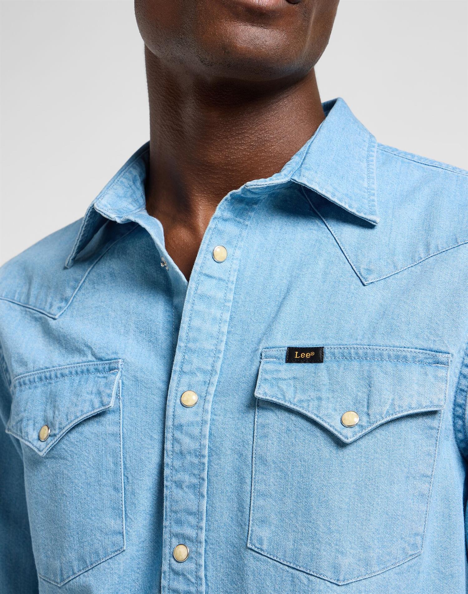 REGULAR WESTERN SHIRT Lakeside Wash