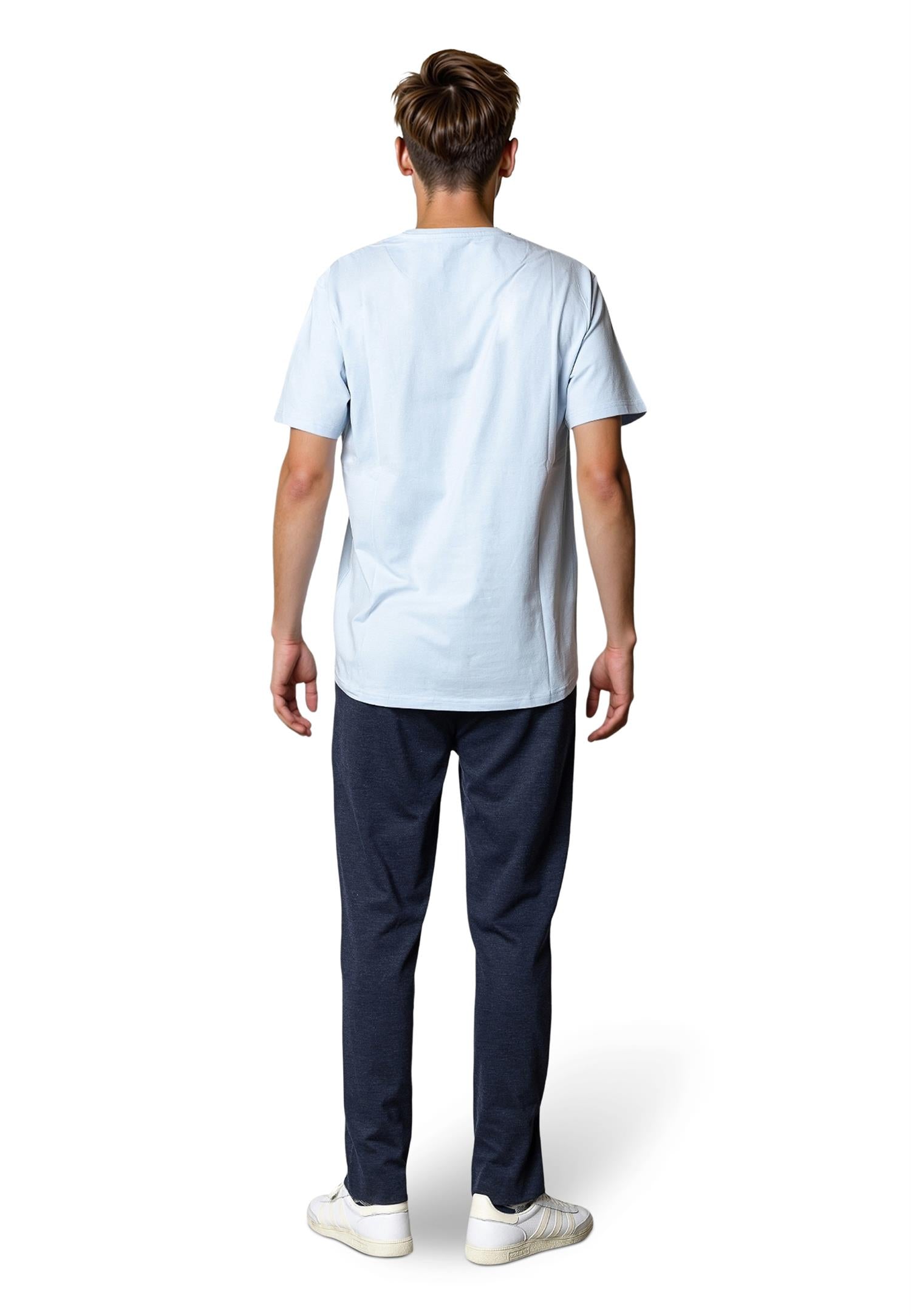 Patrick Organic Tee Light Blue