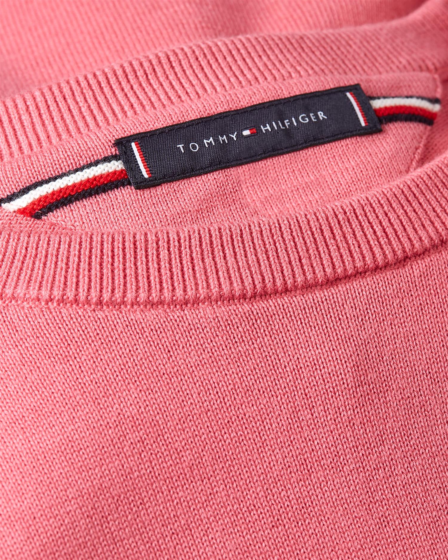 ESSENTIAL SSNL COTTON CREW NECK Vintage Rosy