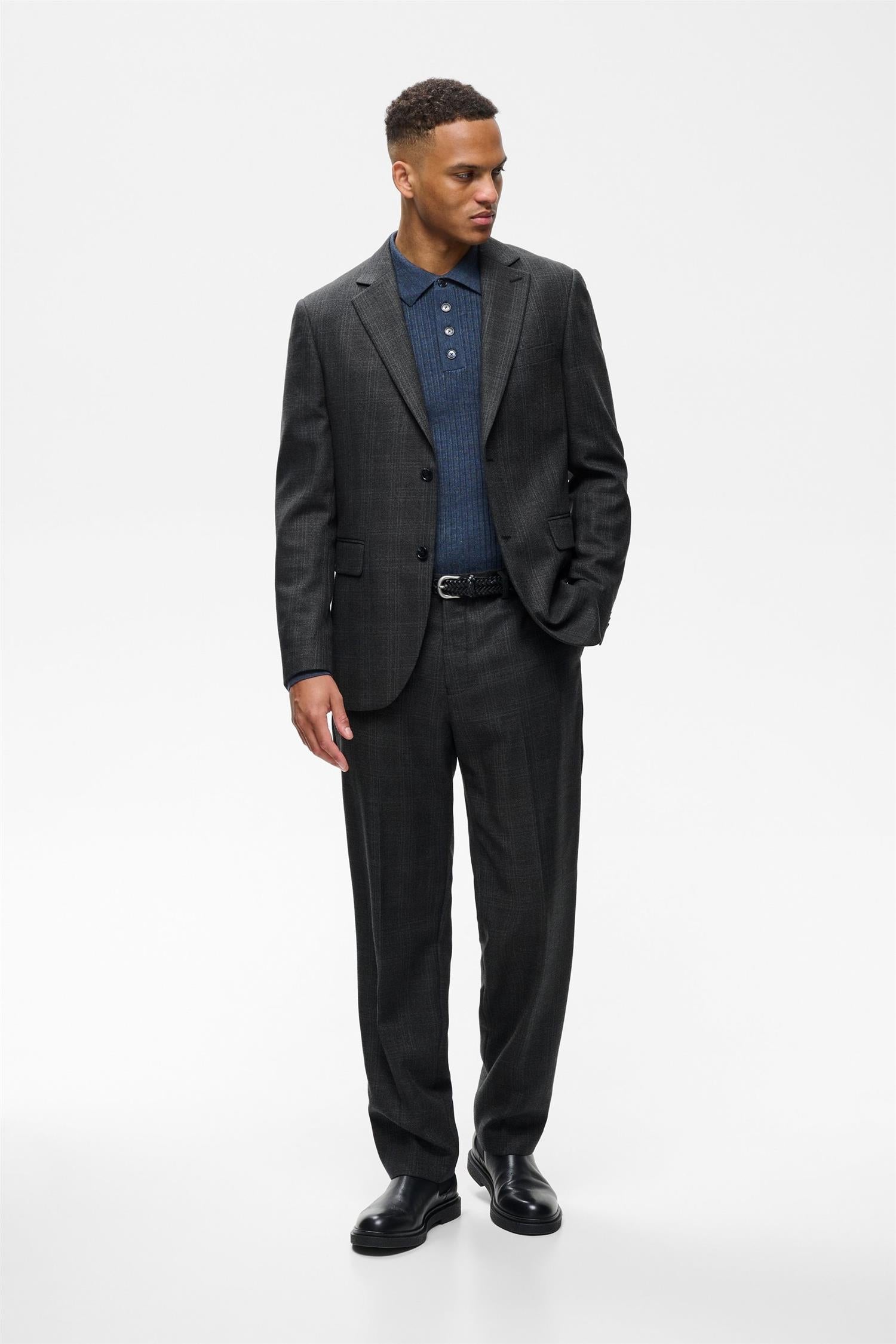 Macharles Dark Grey Melange