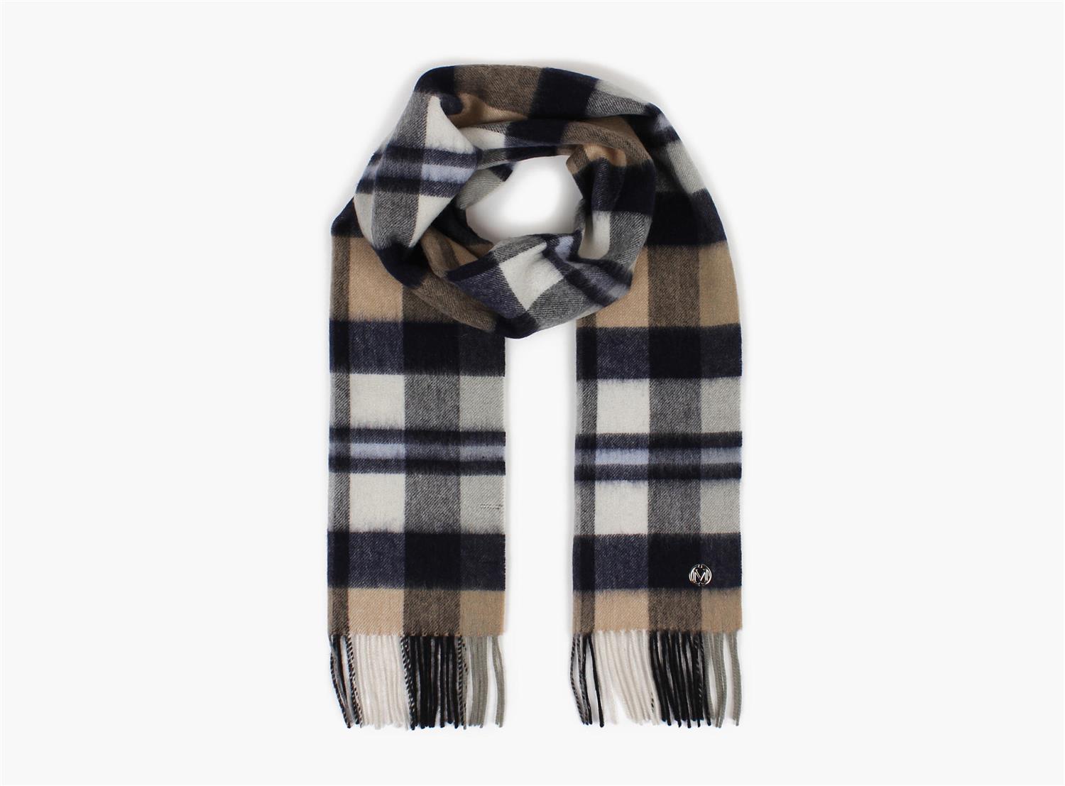 Montecristo 100% wool scarf Marine Blue