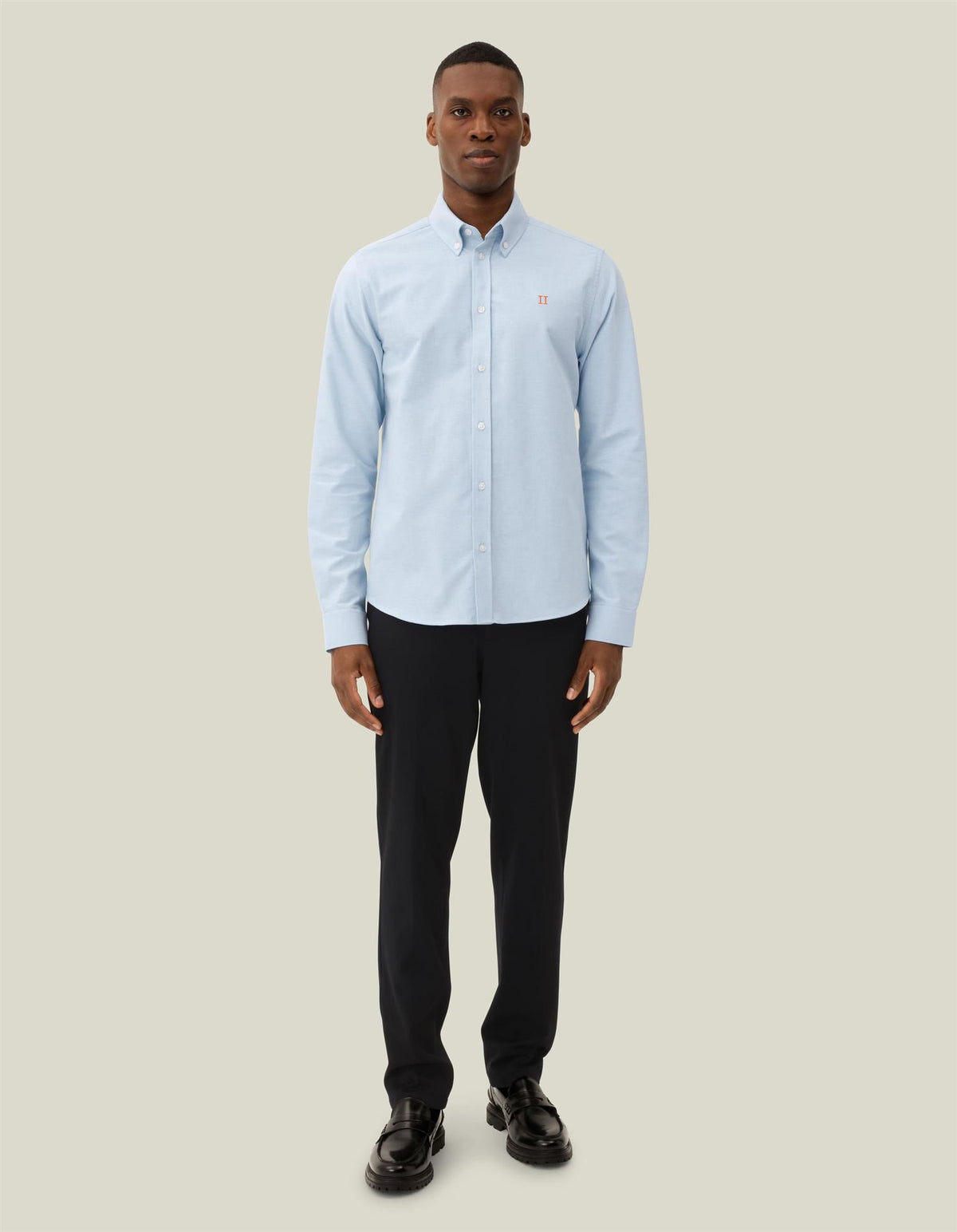 Core Contrast Oxford Shirt Light Blue