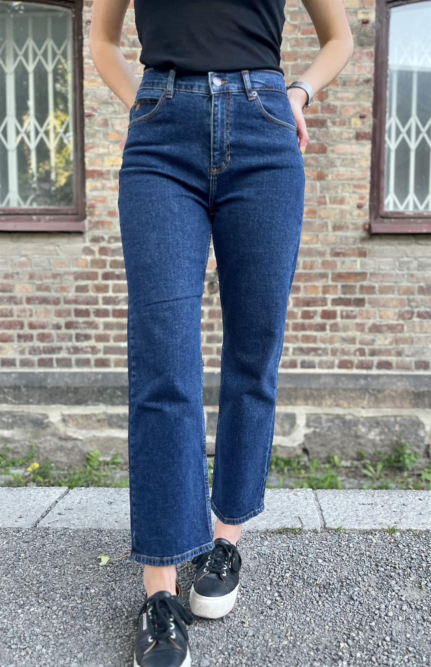 KatelinIW Keza Straight Jeans Blue Denim