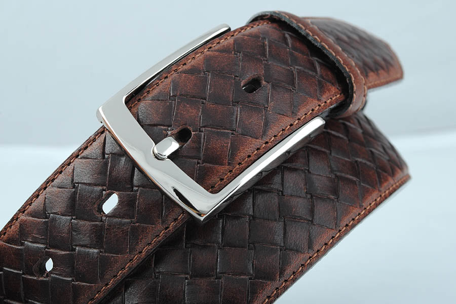 Leather belt Brown