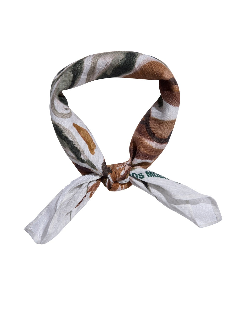 MMGSun Linen Neckerchief Foss Green