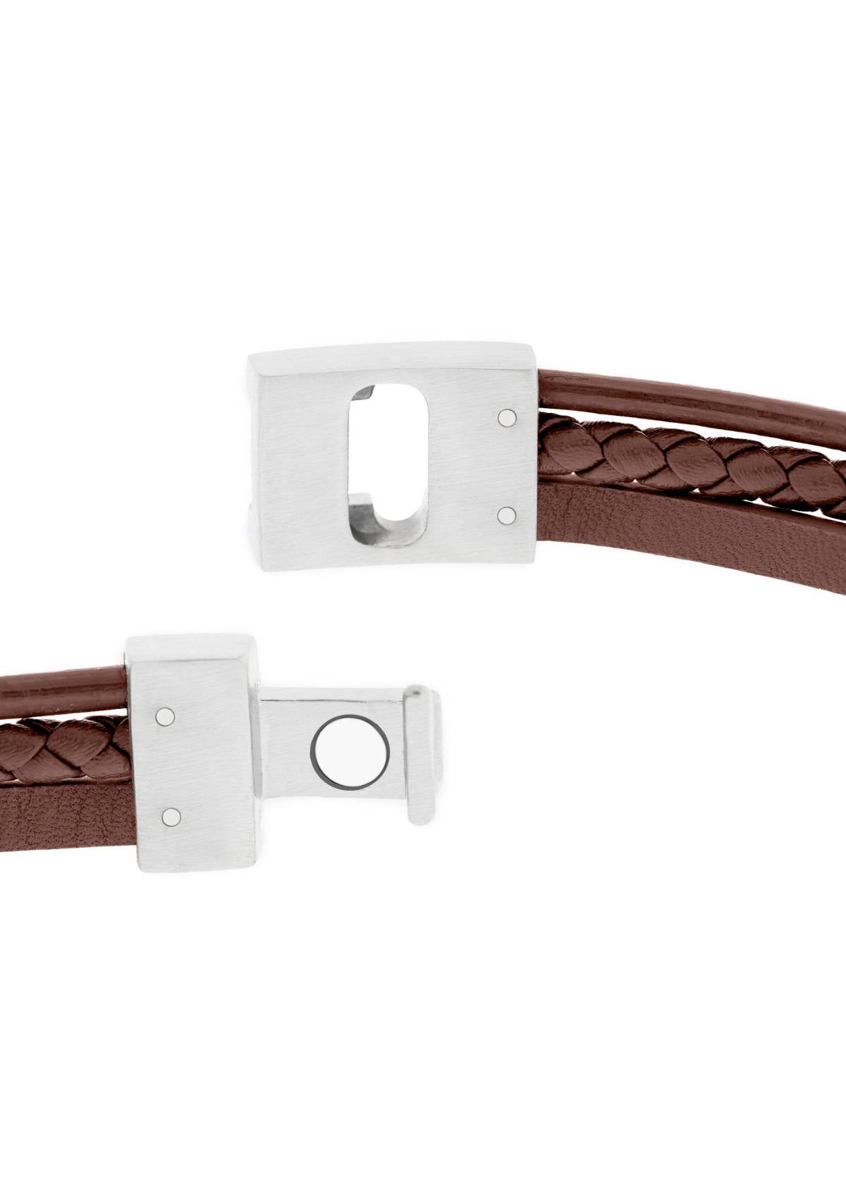 Leather Bracelet Casual Cole Peanut