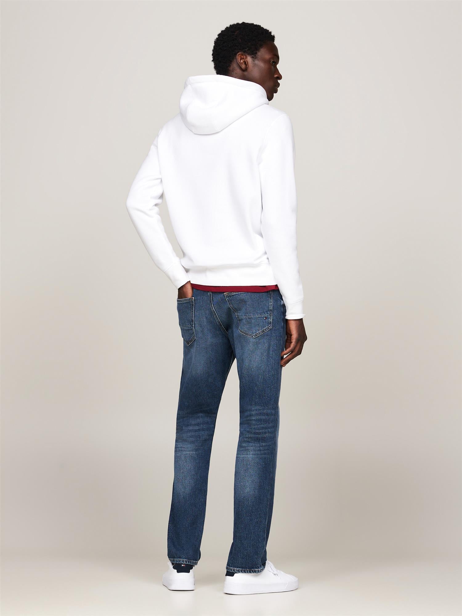 Tommy Logo Hoody Ybr White