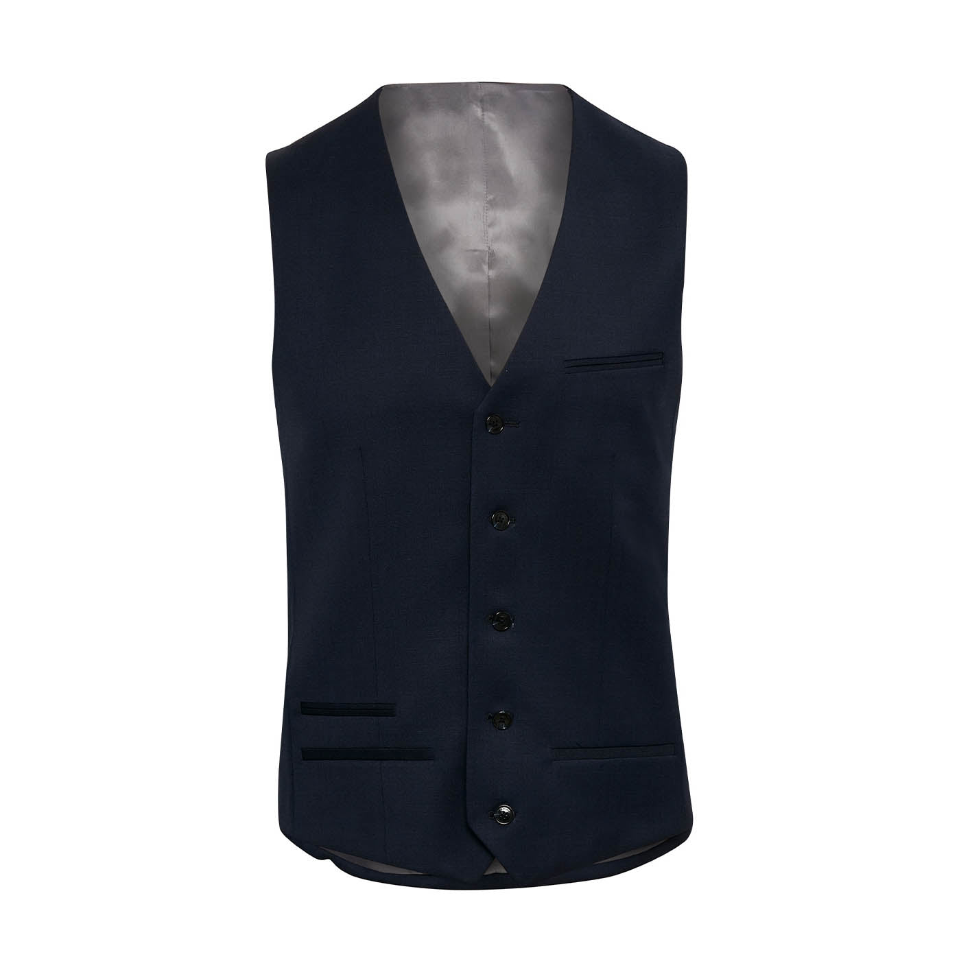 Breck Stretch Suit Vest Dark Navy
