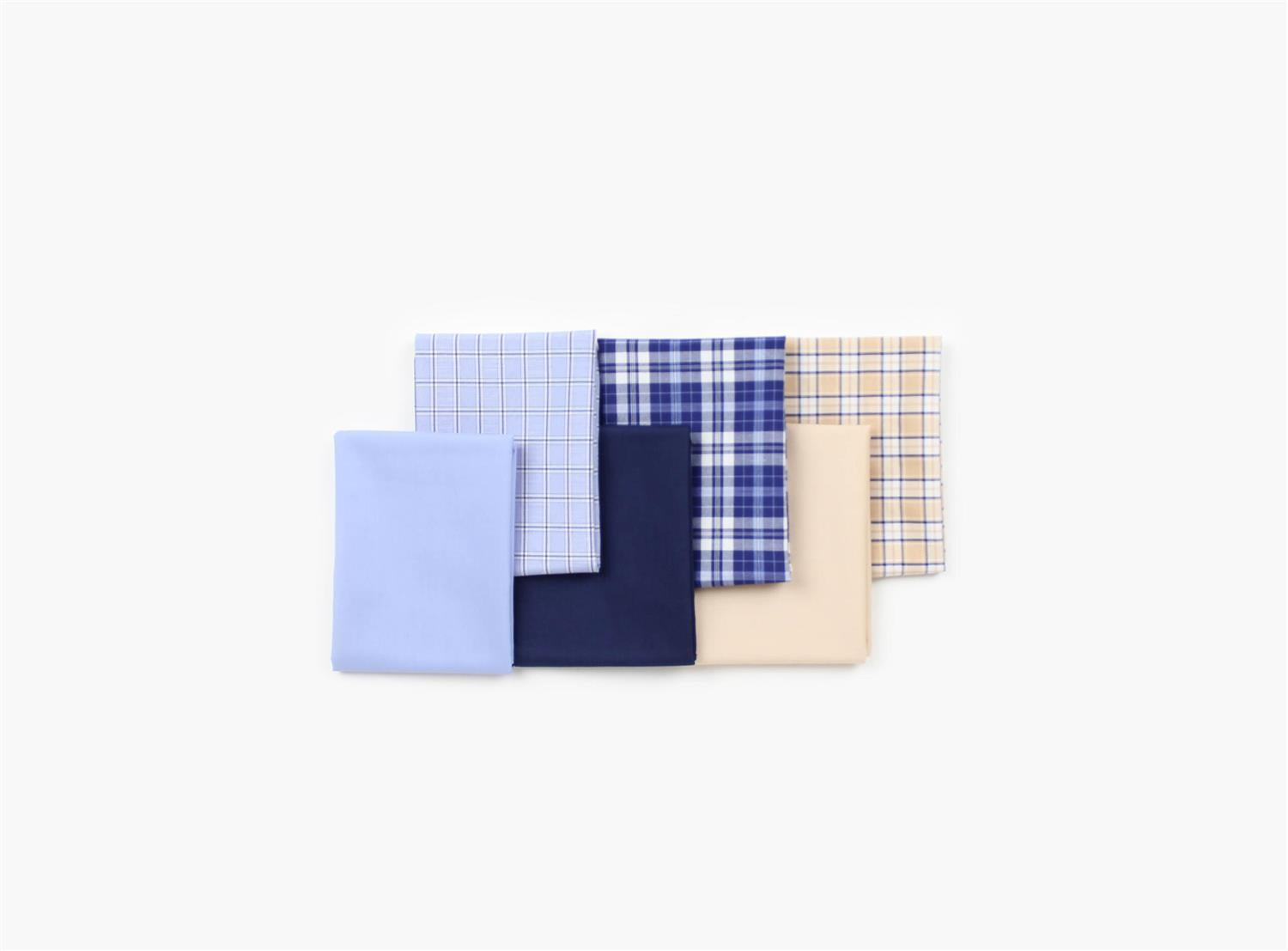 Lommetørkle 6 pk Multicolor