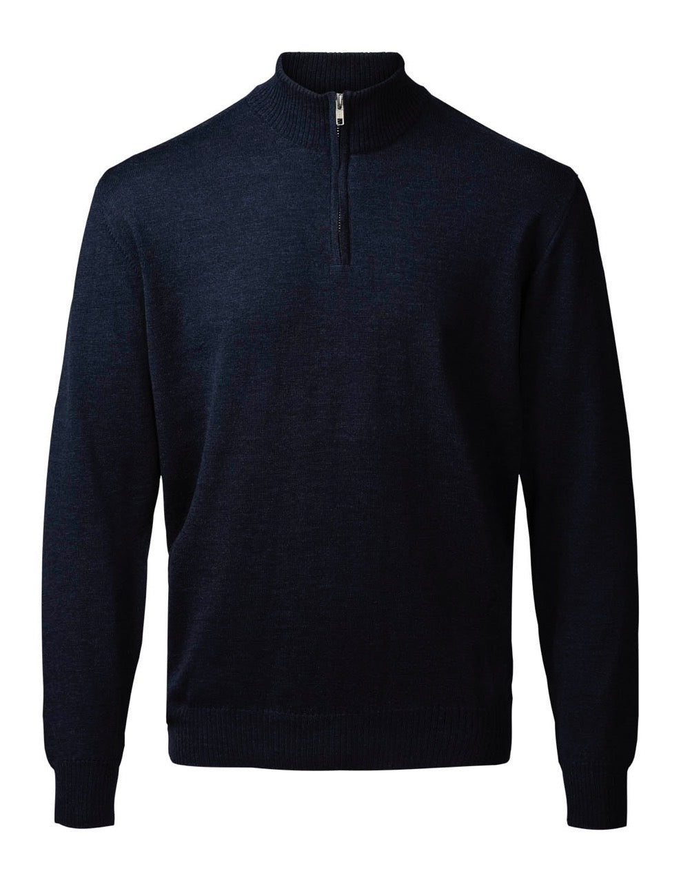 Milan pullover 1/4 zip Navy Melange