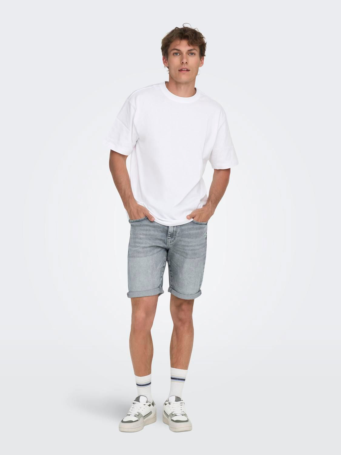 Onsply Mgd 8774 Tai Dnm Shorts Noos Medium Grey Denim