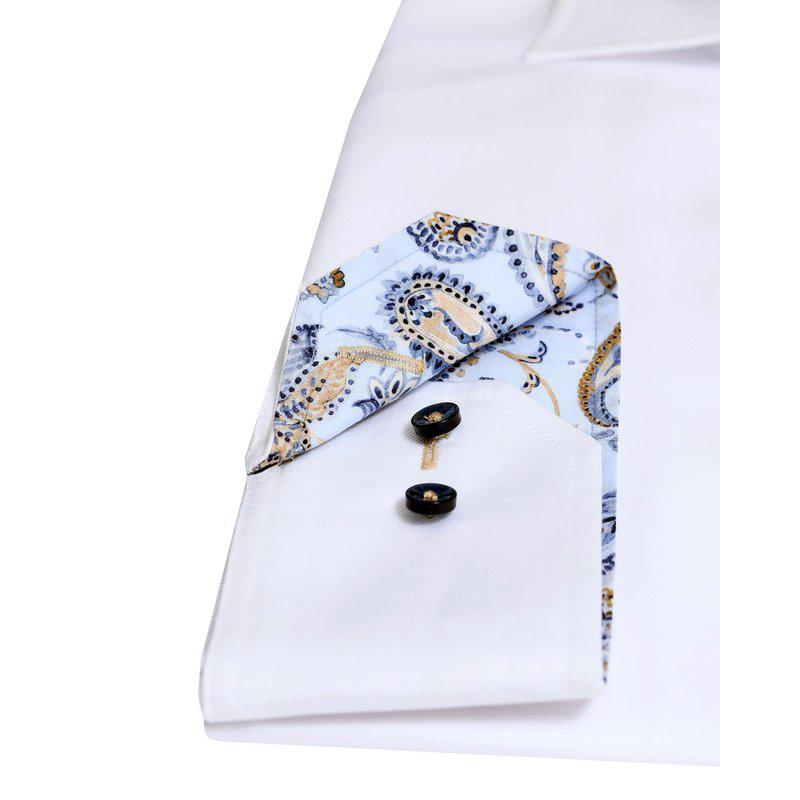 Slim Fit Skjorte – Hvit (Wrinkle Free) 020 Multi Plain 1