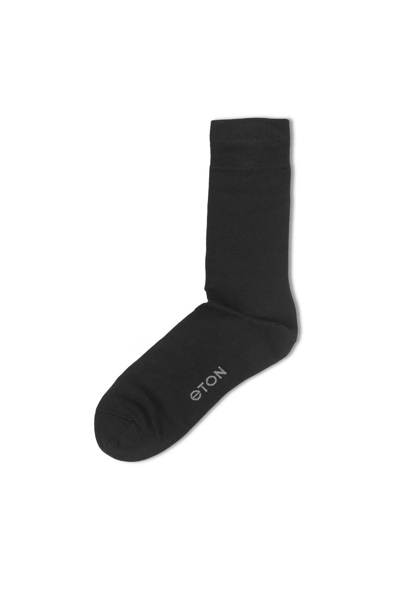 Eton Cotton/cashmere Blend Black