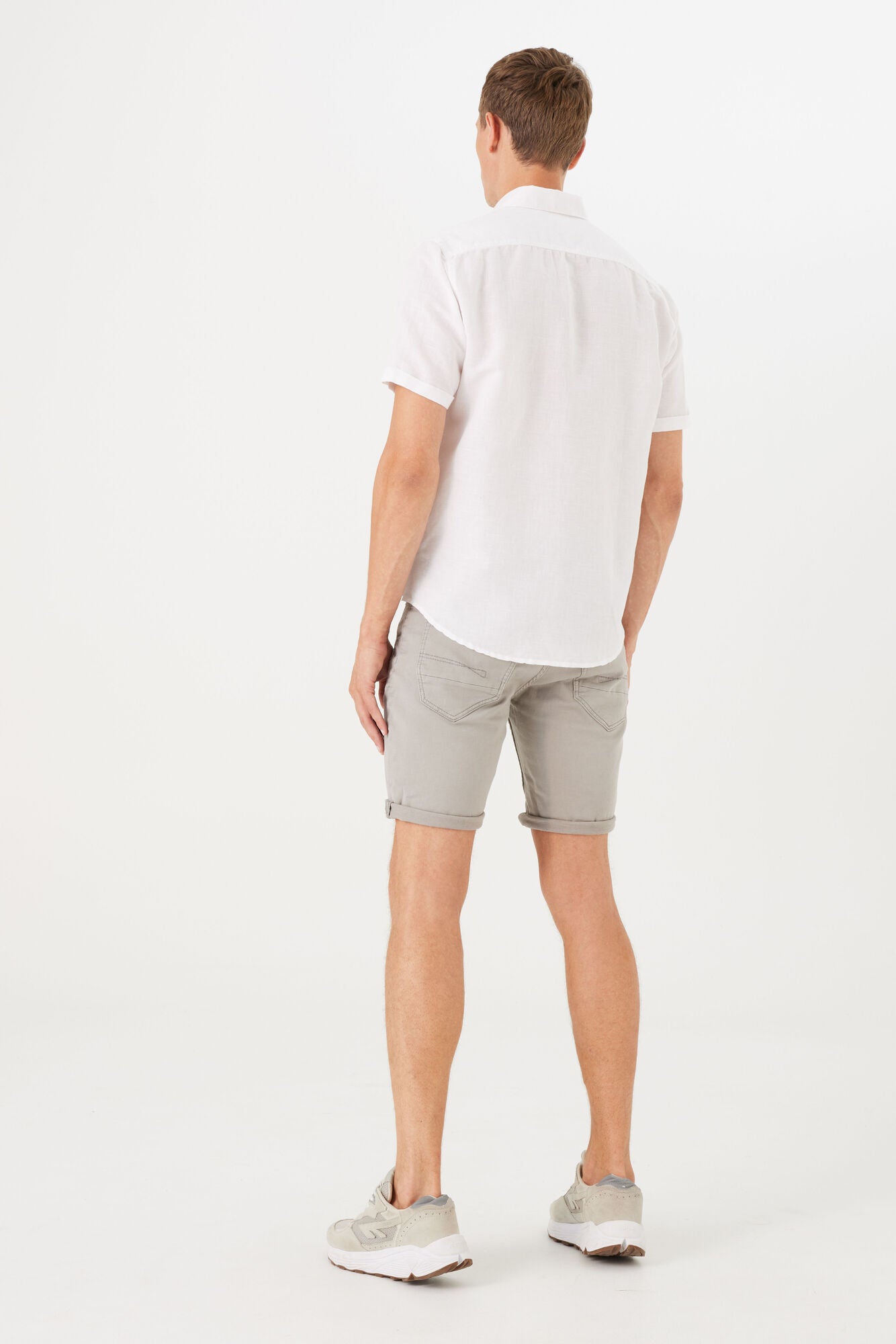 Z1171_men`s shirt ss White