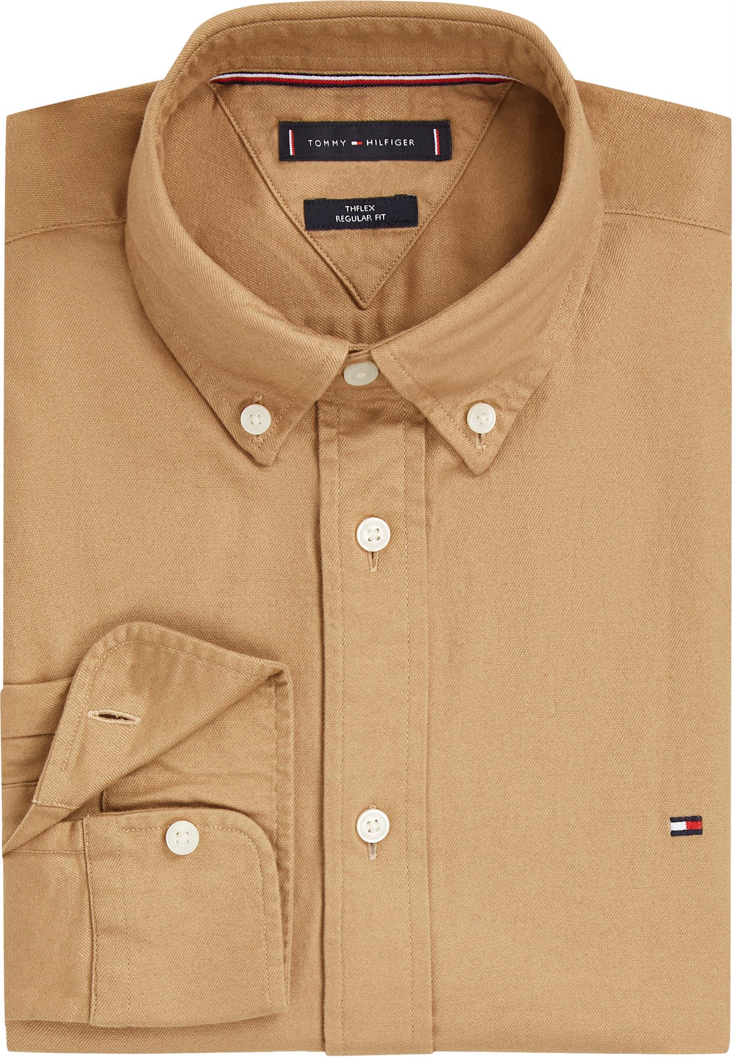 FLEX FLANNEL SOLID RF SHIRT Coastal Taupe