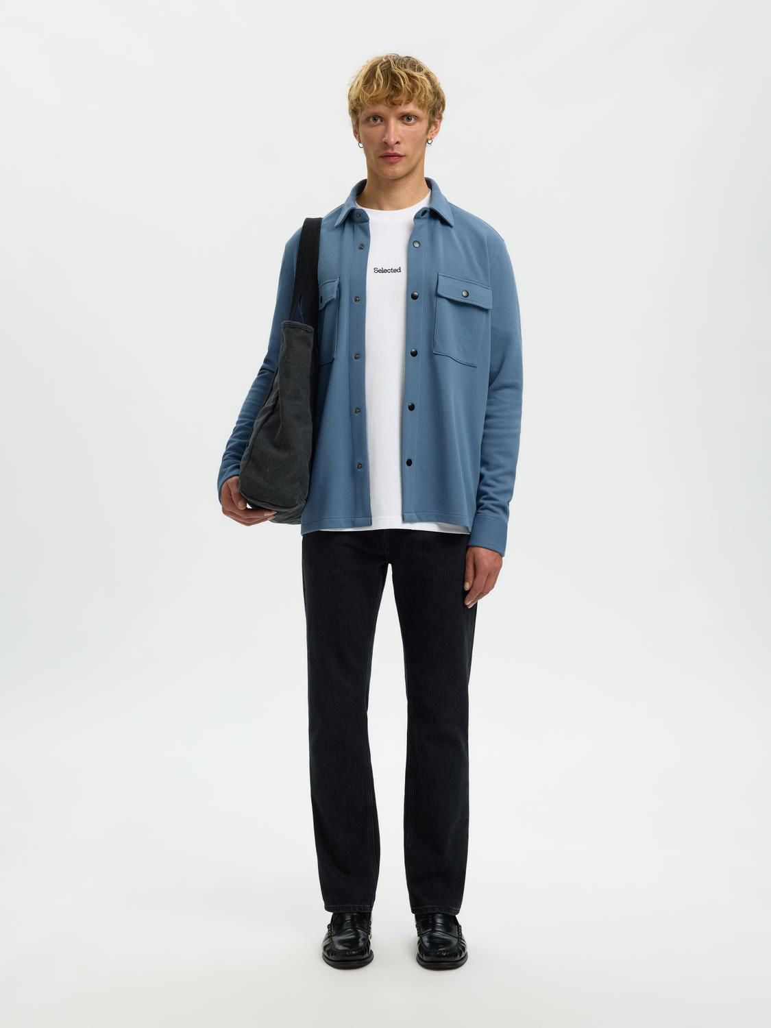 Slmjackie Sweat Jacket Noos Blue Mirage