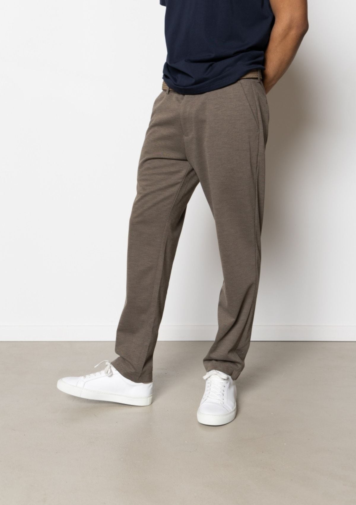 Copenhagen Brendon Jersey Pants Dark Khaki Mela